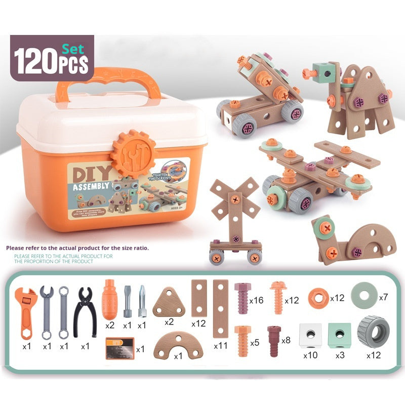 Educational Repair Assembly Playhouse Toolbox Set For Kids - Cindi Book