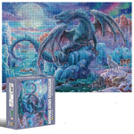 Mysterious Dragon High Difficulty 2000 Piece Puzzle - Cindi Book