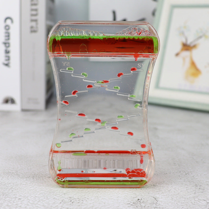 Creative Cruise Fluid Liquid Hourglass Quicksand Timer 2024 Ins Living Room Office Ornaments Desk Table Decorations Home Decor - Cindi Book