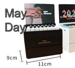 Adjustable Volume Hand Cranked Electronic Piano - Cindi Book