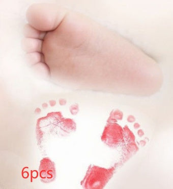 Anti - virus infective baby hand - foot - hand - hand - hand - hand - foot - hand printing table baby footprint - free washing printing oil - Cindi Book