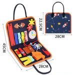 New Busy Book Children's Busy Board Dressing And Buttoning Learning Baby Early Education Preschool Sensory Learning Toy - Cindi Book