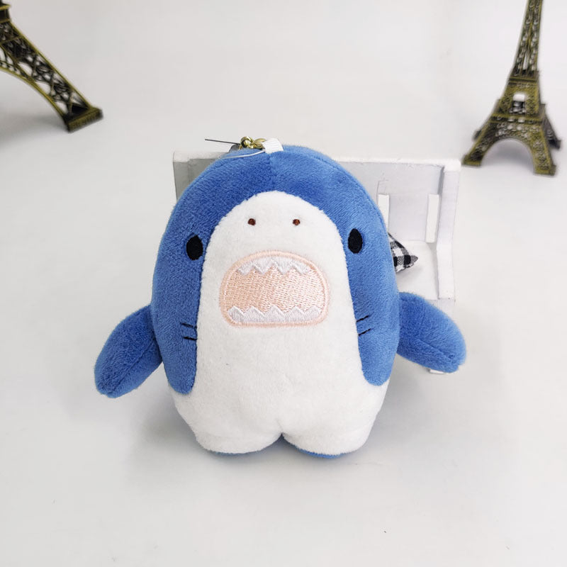 Color Plush Pendant Fragrance Shark Cute Keychain - Cindi Book