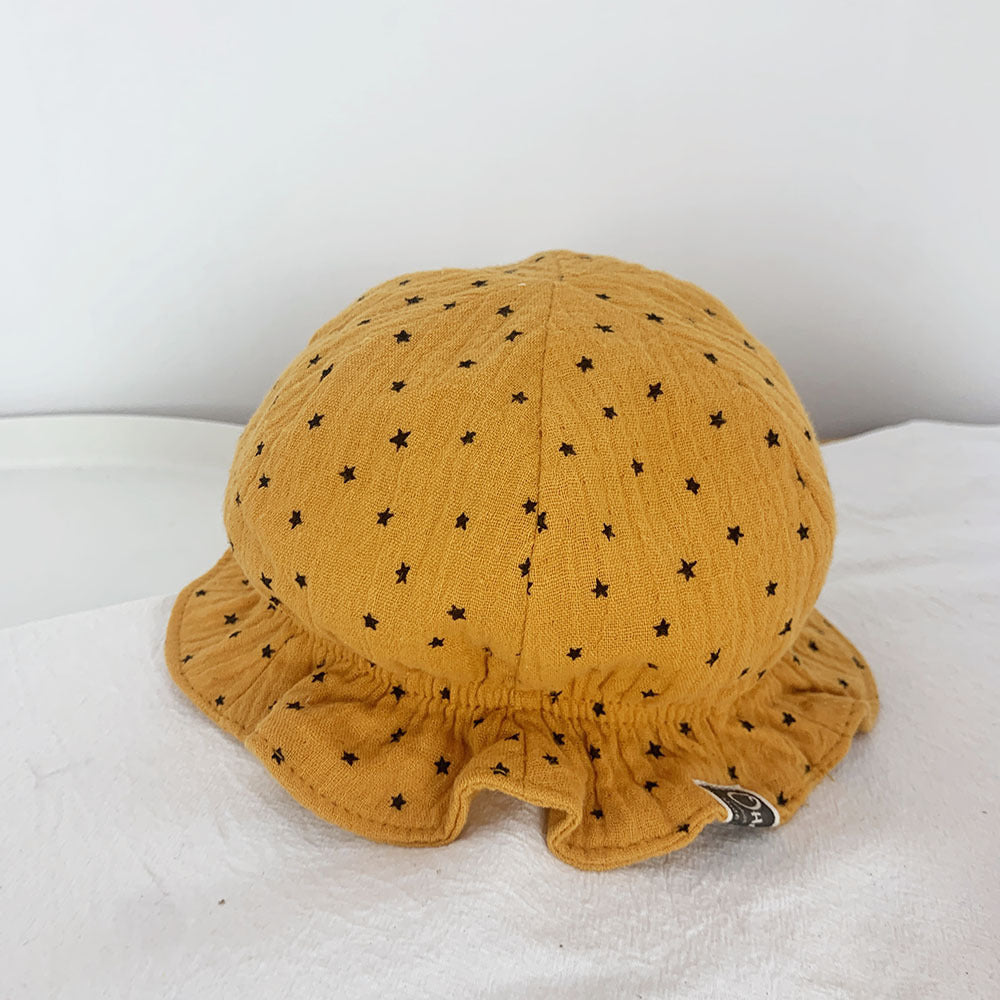 Baby Fisherman Double Polka Dot Baby Sun Hat - Cindi Book
