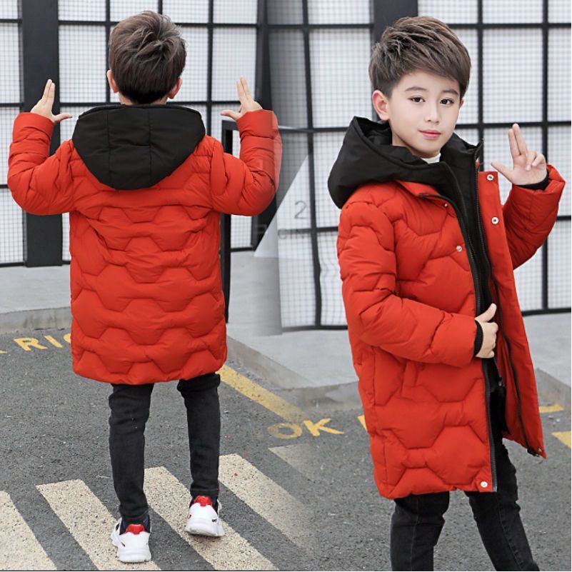 Winter New Boy's Quilted Cotton Coat Warm - Cindi Book