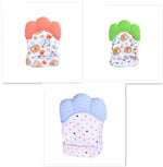 Baby teether baby anti-bite silicone molar gloves children's sound toys - Cindi Book