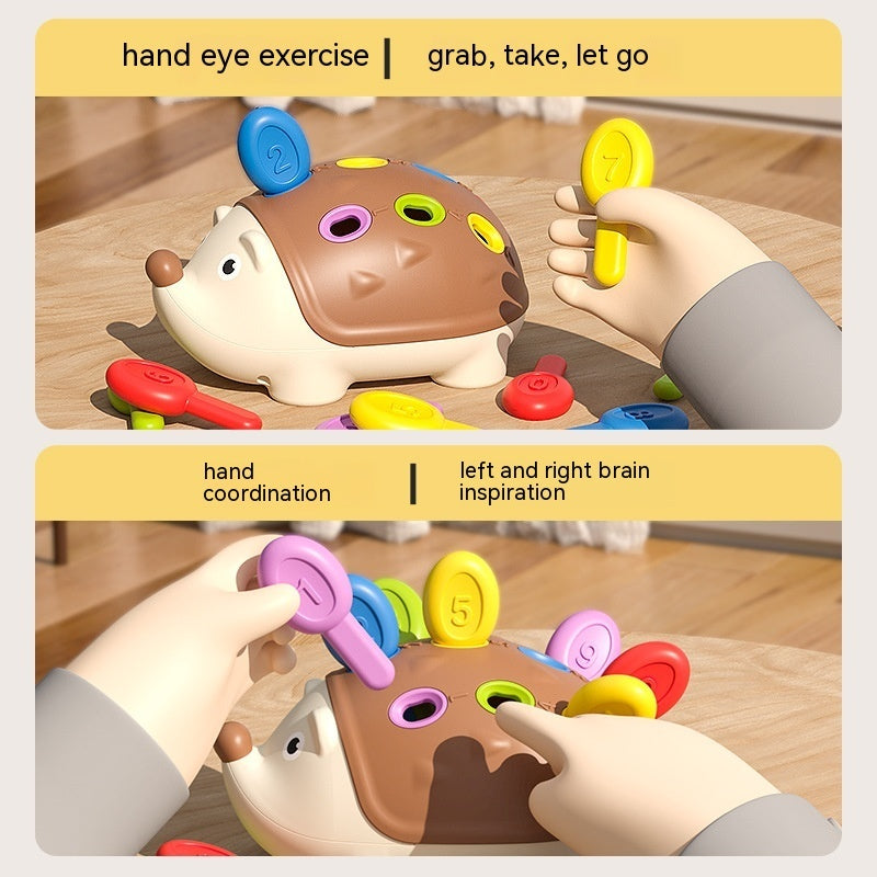 Fine Motor Training Toys Early Childhood Education Hand-Eye Coordination Splicing Little Hedgehog