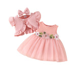 Girls' Sleeveless Short Top Mesh Dress - Cindi Book