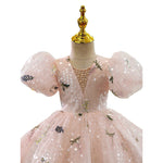New Floral Princess Dress For Flower Girls Hostpresenter And Piano Performance Outfit - Cindi Book