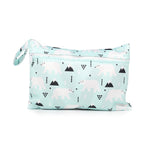 Cartoon printed single zipper small diaper storage bag - Cindi Book