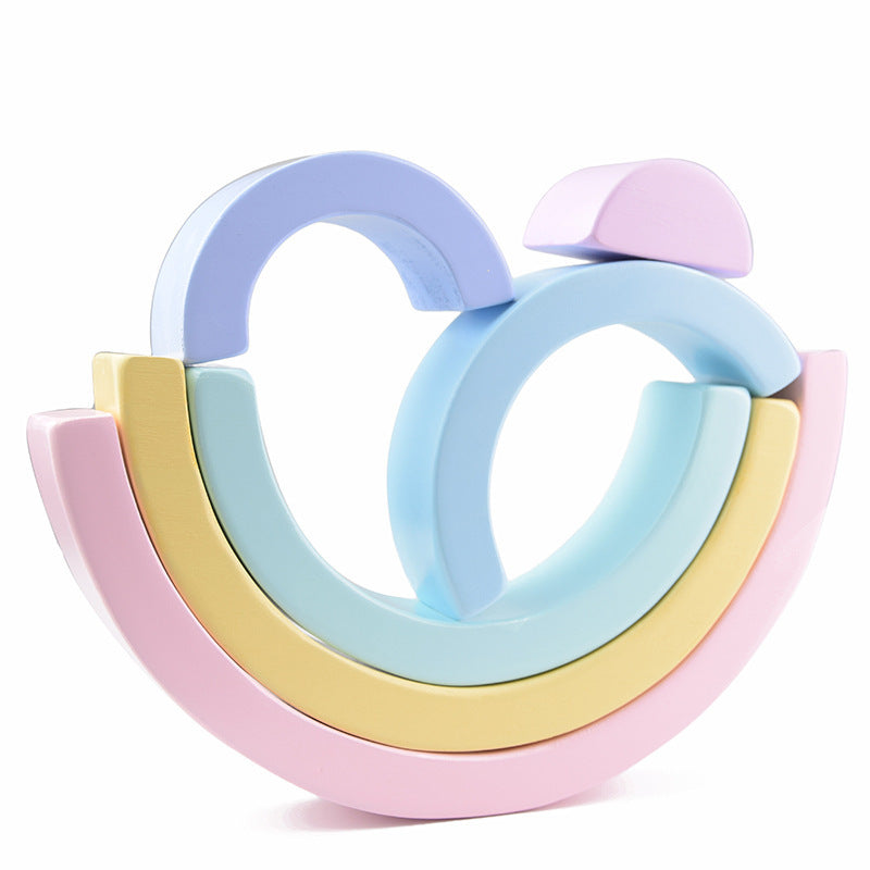 Arch bridge semicircle building blocks children toys - Cindi Book