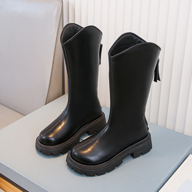 Girls Shoes Winter Children's Boots Spring and Autumn Children's Shoes