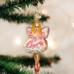 Old World Christmas Sugar Plum Fairy Ornament - hand-blown glass Christmas tree ornament