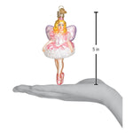 Old World Christmas Sugar Plum Fairy Ornament - hand-blown glass Christmas tree ornament (view 6)