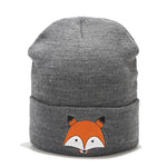 Embroidered wool cap - Cindi Book