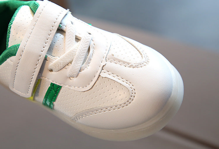 Kimmy White LED Sneakers Shoes - Cindi Book