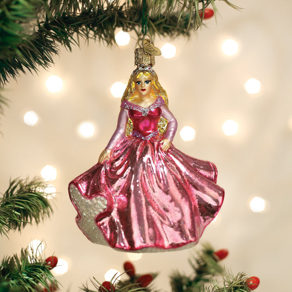 Old World Christmas Princess Ornament - hand-blown glass Christmas tree ornament