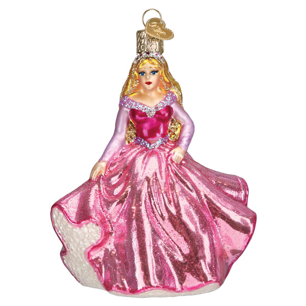 Old World Christmas Princess Ornament - hand-blown glass Christmas tree ornament (view 3)
