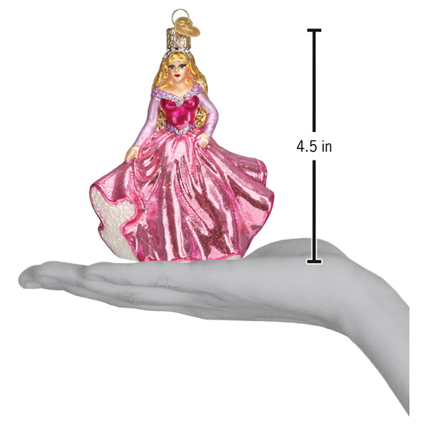 Old World Christmas Princess Ornament - hand-blown glass Christmas tree ornament (view 6)