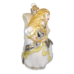Old World Christmas Angel With Heart Ornament - hand-blown glass Christmas tree ornament (view 4)