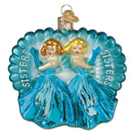 Old World Christmas Sisters Sisters Ornament - hand-blown glass Christmas tree ornament (view 2)