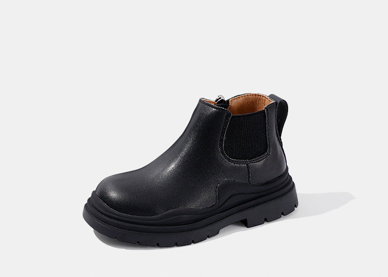 Children's Martin Boots Leather Autumn And Winter New Style - Cindi Book