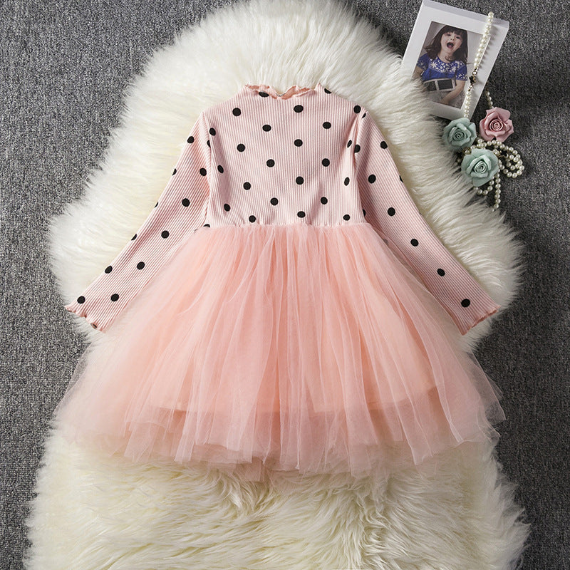 Baby Girls Spring Winter Long Sleeve Tutu Lace Dresses Infantil Newborn 1st Birthday Party Clothes Christening Gown Casual Wear - Cindi Book