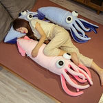 Full Size Squid Soft Stuffed Plush Pillow Toy - Cindi Book