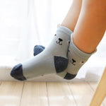 Children's Socks Pack of 5 Colors Breathable Summer Cotton Socks for Boys and Girls - Cindi Book