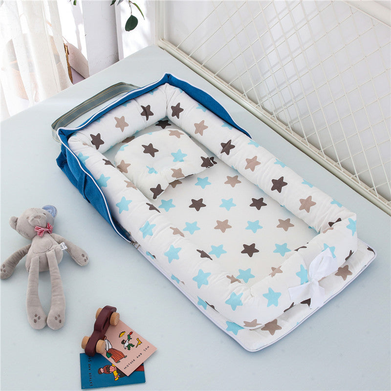 Cotton Portable Baby Crib Newborn Foldable - Cindi Book