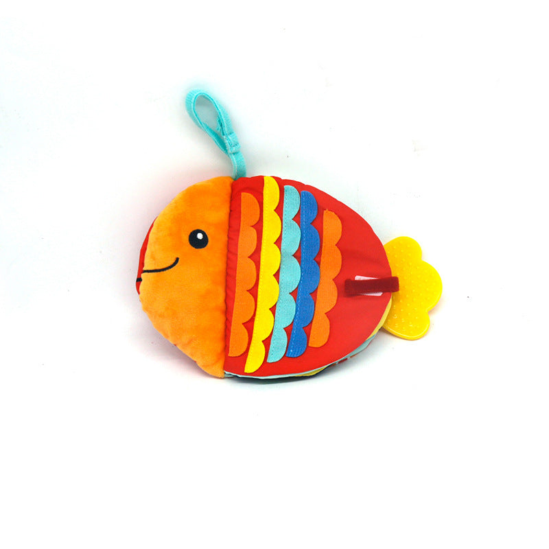 Puzzle baby cartoon little fish cloth book doll - Cindi Book