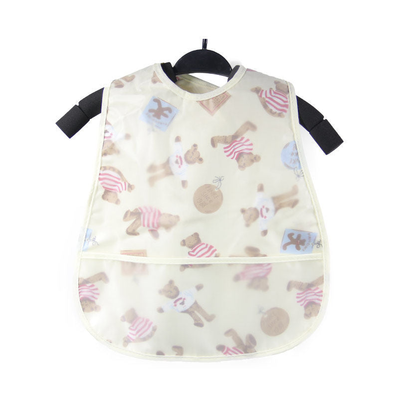 Baby eating bib girl baby waterproof children male painting apron - Cindi Book