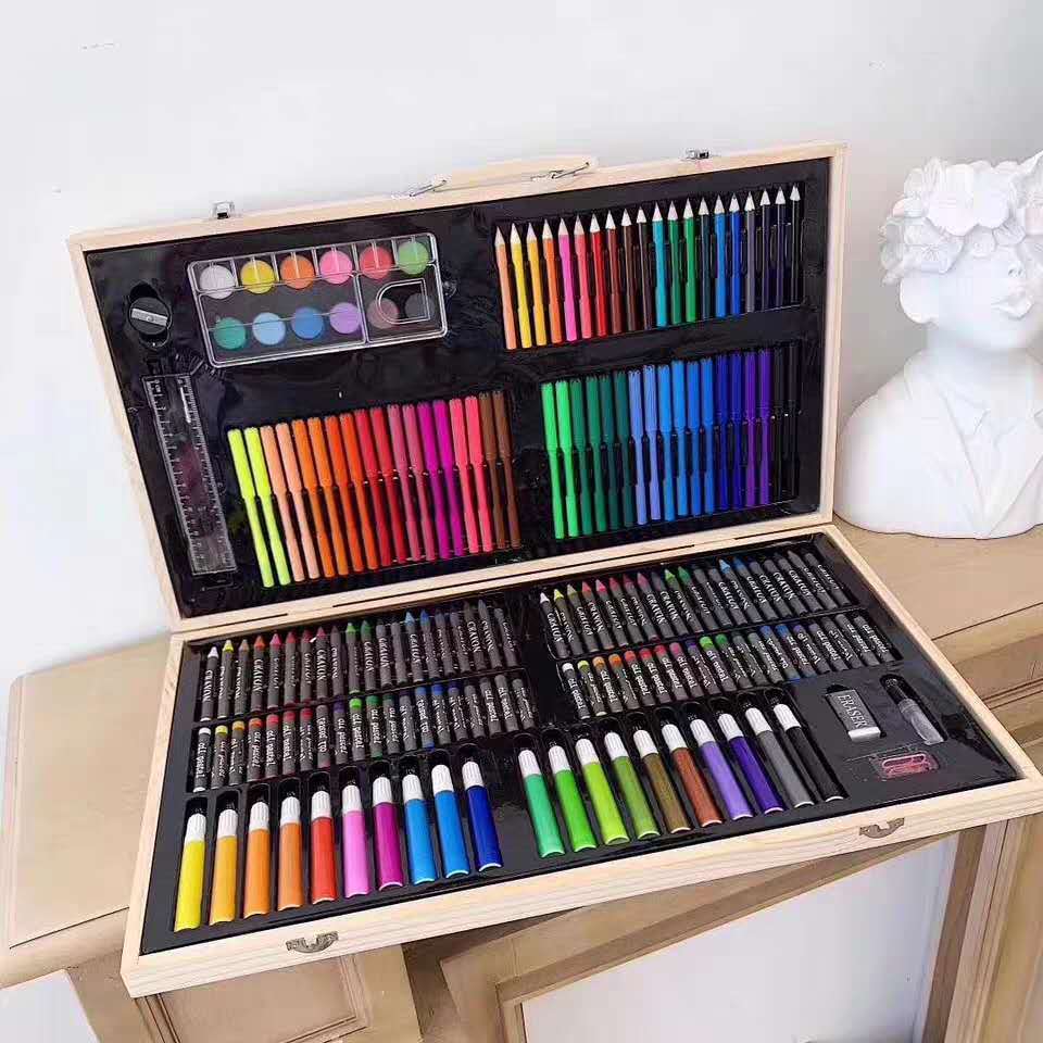 Watercolor pen stationery set - Cindi Book