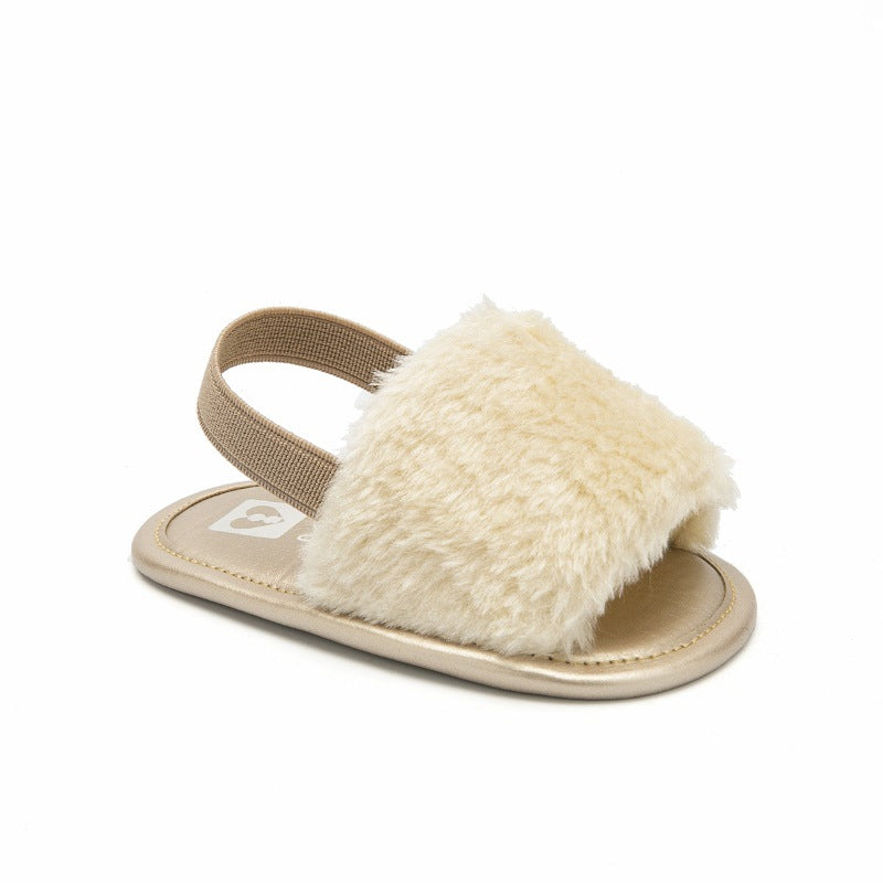 Girls' Plush Fashion Elastic Casual Shoes - Cindi Book
