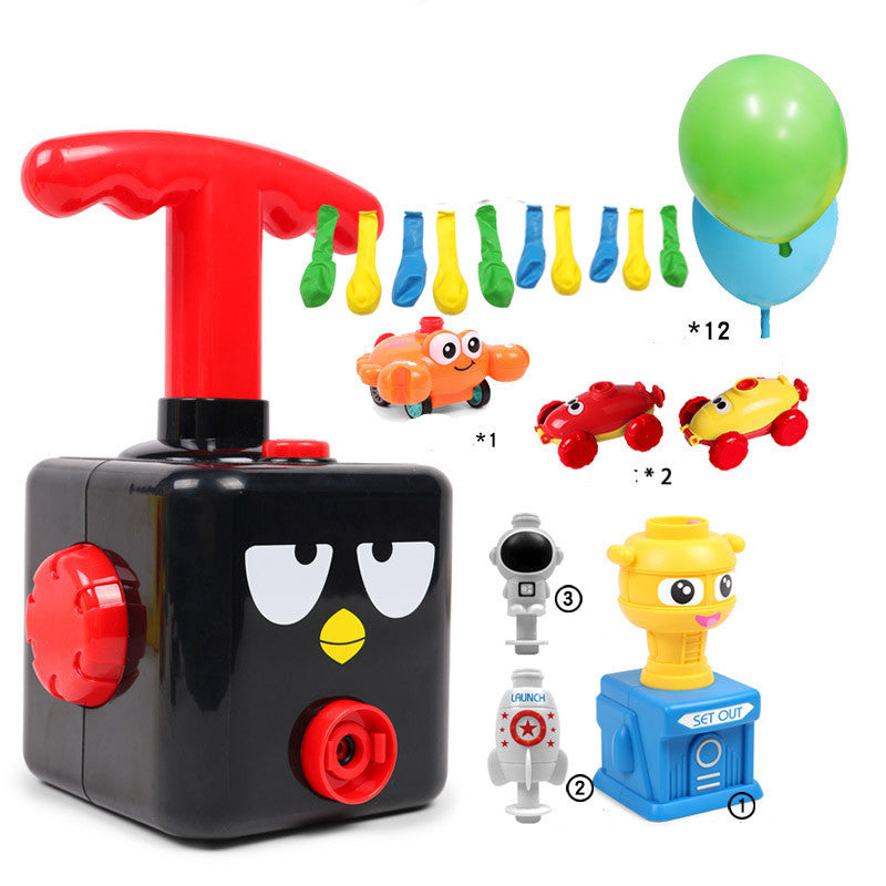 Power Balloon Launch Tower Toy Puzzle  Education Inertia Air Power Balloon Car Science Experimen Toy For Children Gift - Cindi Book