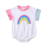 Spring Spot Cotton Pink Short-sleeved Non-hooded Wholesale Thin Women's Pullover Summer Jumpsuit - Cindi Book
