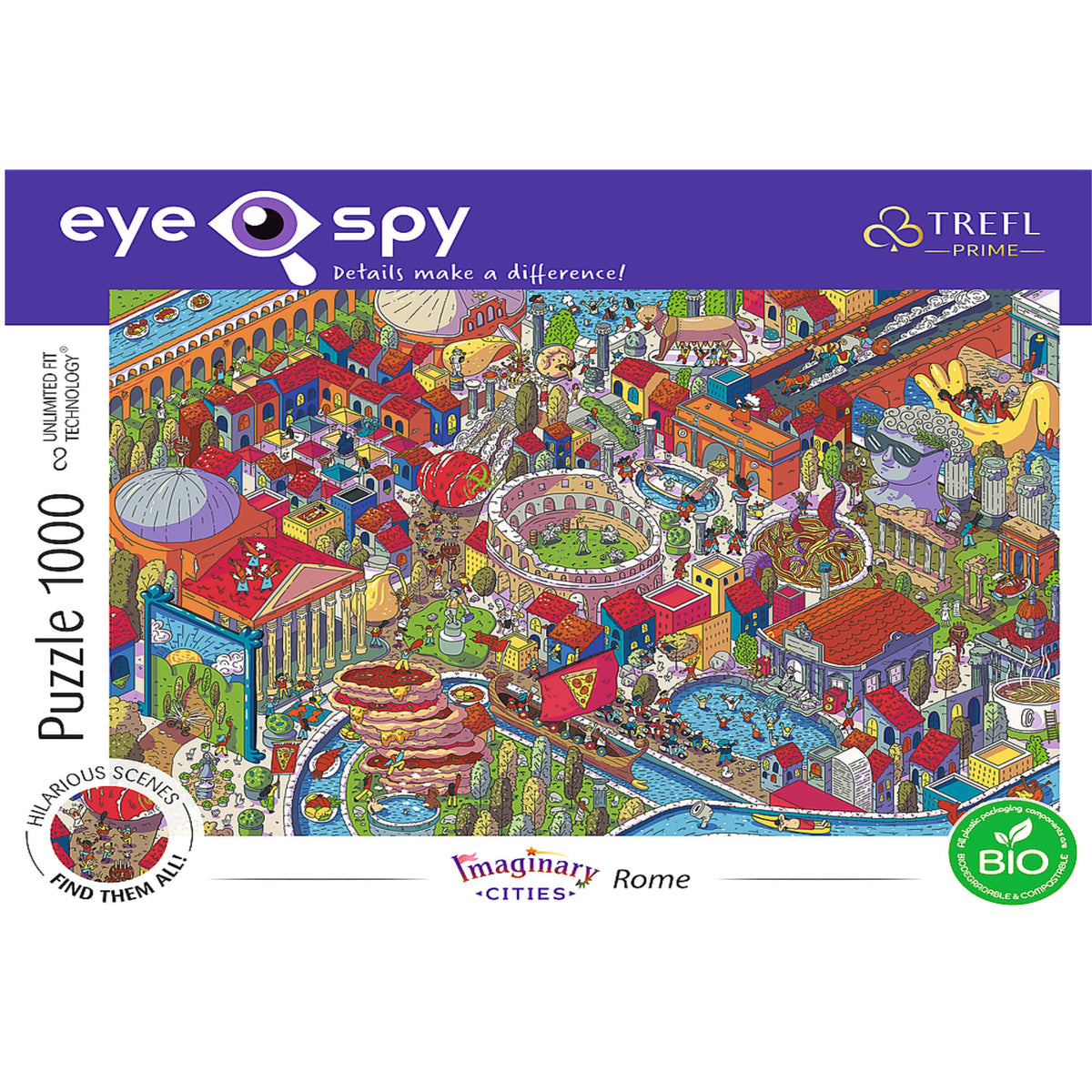Trefl Prime Eye Spy Imaginary Cities: Rome 1000 Piece Puzzle