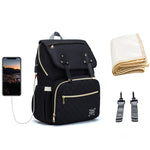 LEQUEEN Multifunctional Large Capacity Mummy Bag - Cindi Book