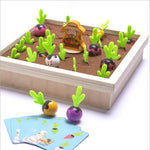 Wooden Toys New Vegetable Memory Game Radish Size Matching - Cindi Book