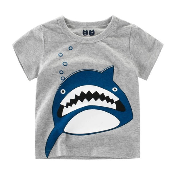 Children's Wear Summer New Korean Children's Boys Cotton T-shirt Men's Treasure In Children's Short Sleeves - Cindi Book