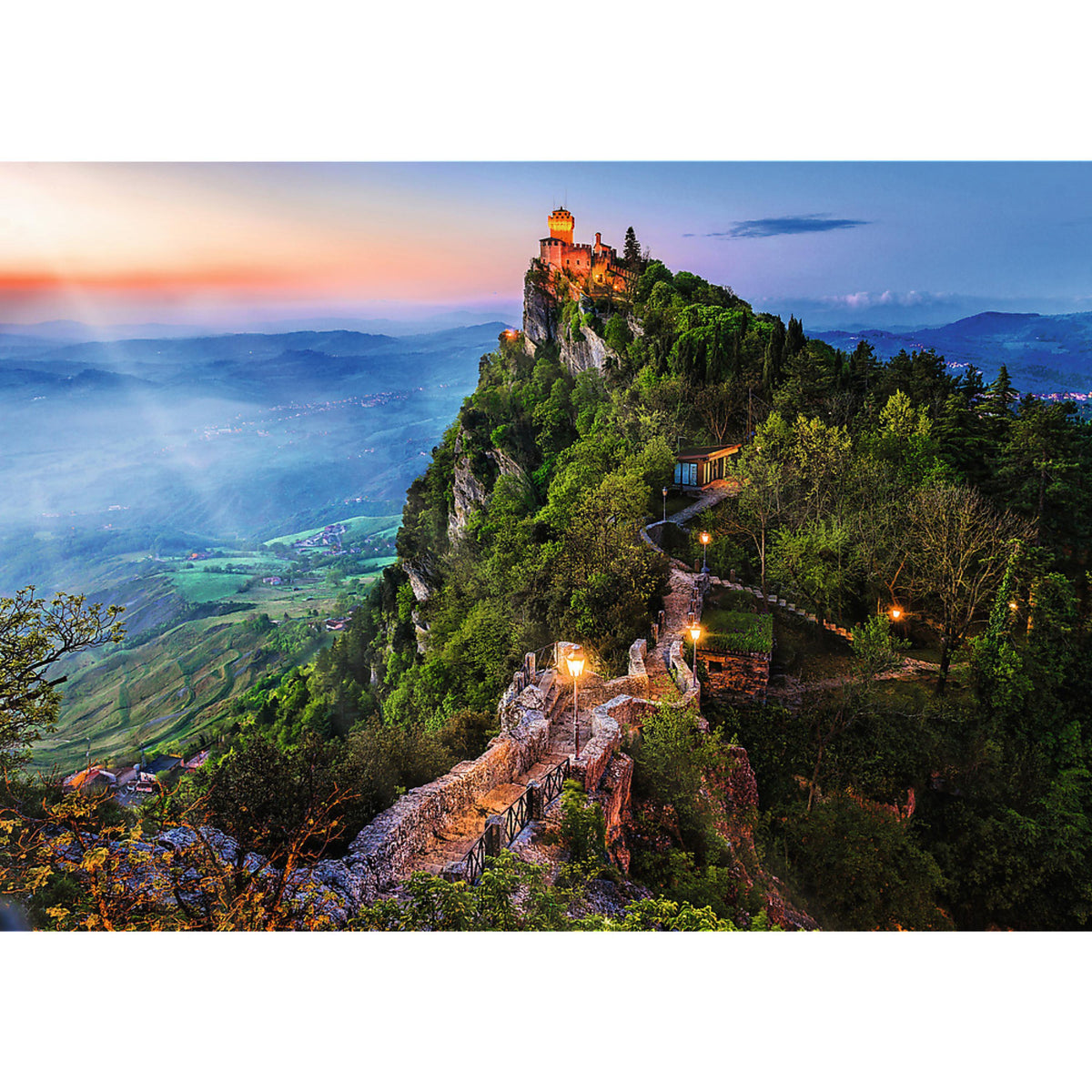 Trefl Premium Plus Cesta Tower, San Marino 1000 Piece Puzzle