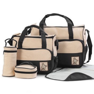 Baby Diaper Bag Suits For Mom Baby Bottle Holder Mother Mummy Stroller Maternity Nappy Bags Sets - Cindi Book