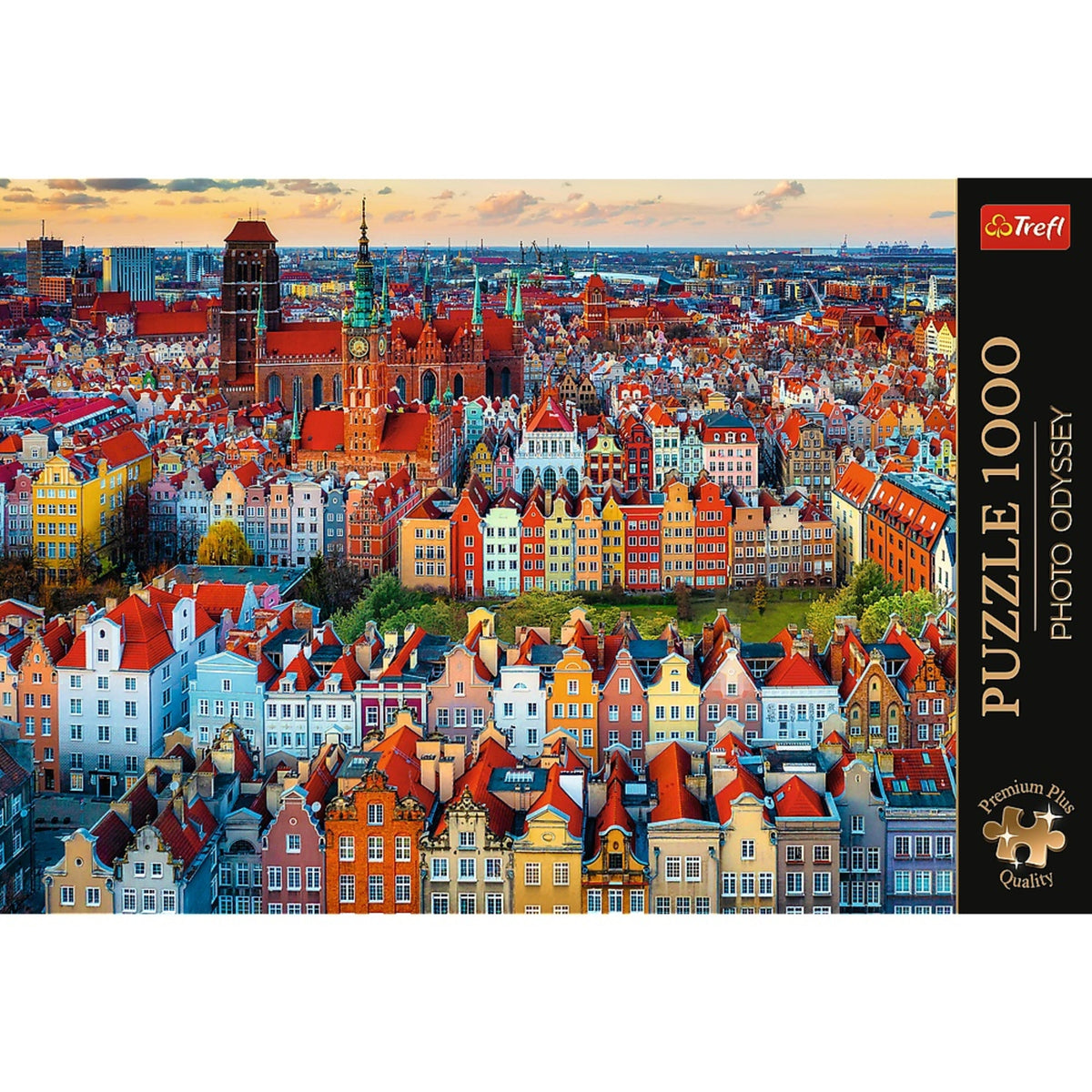 Trefl Premium Plus View on Gdansk, Poland 1000 Piece Puzzle