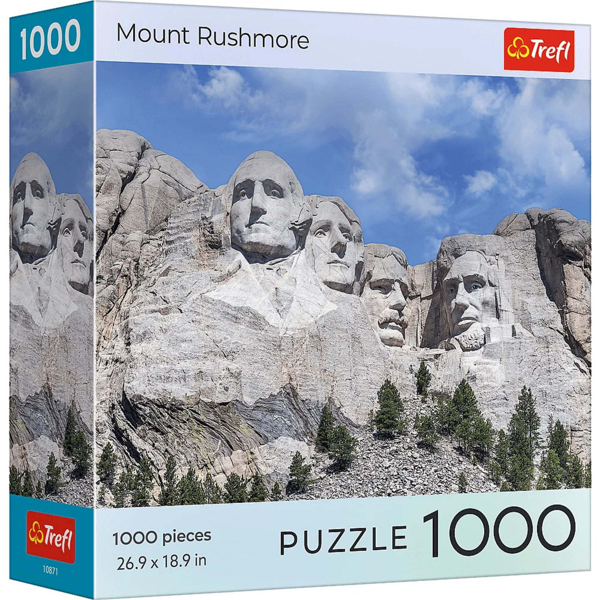 Trefl Red National Parks Mount Rushmore 1000 Piece Puzzle