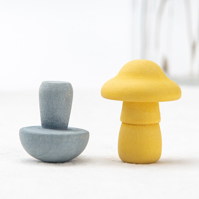 Simulation Mushroom Picking Game Wooden Toys - Cindi Book