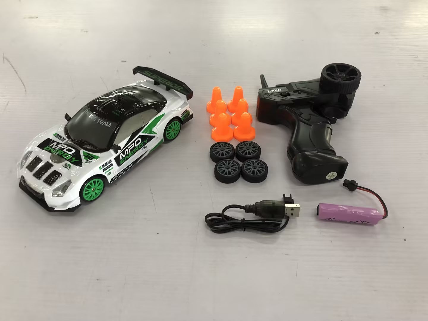 2.4G Drift Rc Car 4WD RC Drift Car Toy Remote Control GTR Model AE86 Vehicle Car RC Racing Car Toy For Children Christmas Gifts - Cindi Book
