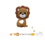 Baby pacifier chain baby silicone molar teether bite - Cindi Book