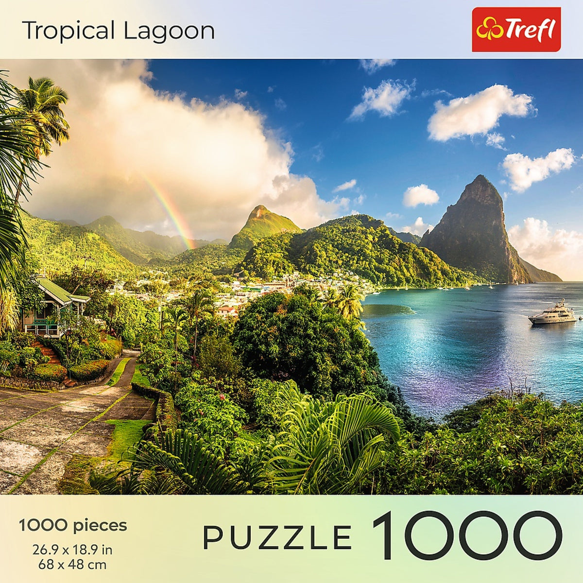 Trefl Red Sunsets: Tropical Lagoon 1000 Piece Puzzle