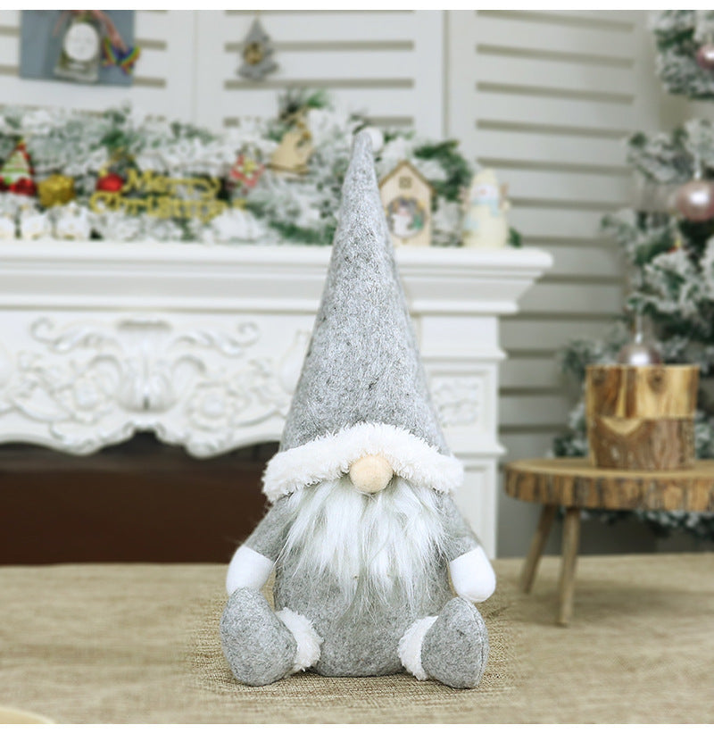 Christmas Faceless Old Man Doll Window Decoration - Cindi Book