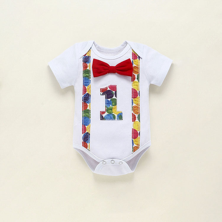 Children's Clothing Summer Clothing Baby Romper Birthday - Cindi Book